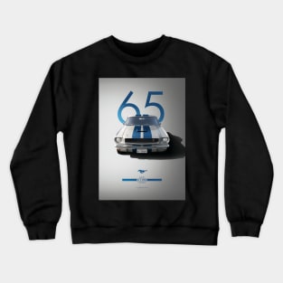 1965 Shelby GT350 Mustang Fastback Artwork Crewneck Sweatshirt